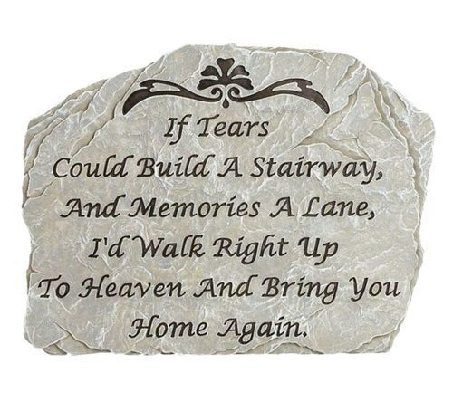 Personalized Build A Stairway Memorial Garden Stepping Stone.