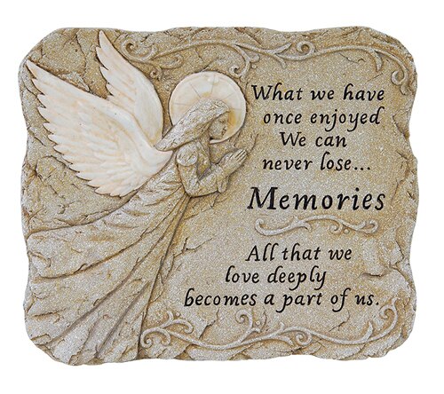 Personalized Memories Memorial Garden Stone.