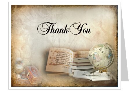 History Thank You Card Template.