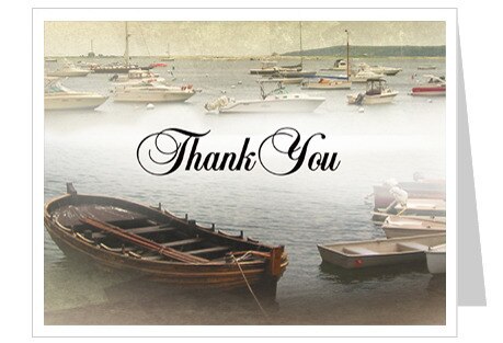 Fishing Thank You Card Template.