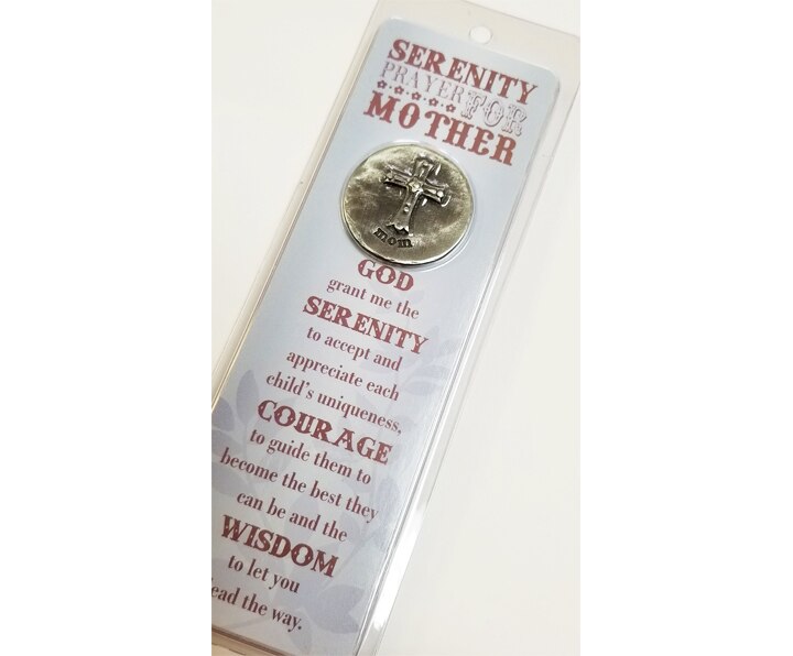 A Mother's Serenity Prayer Token and Bookmark.