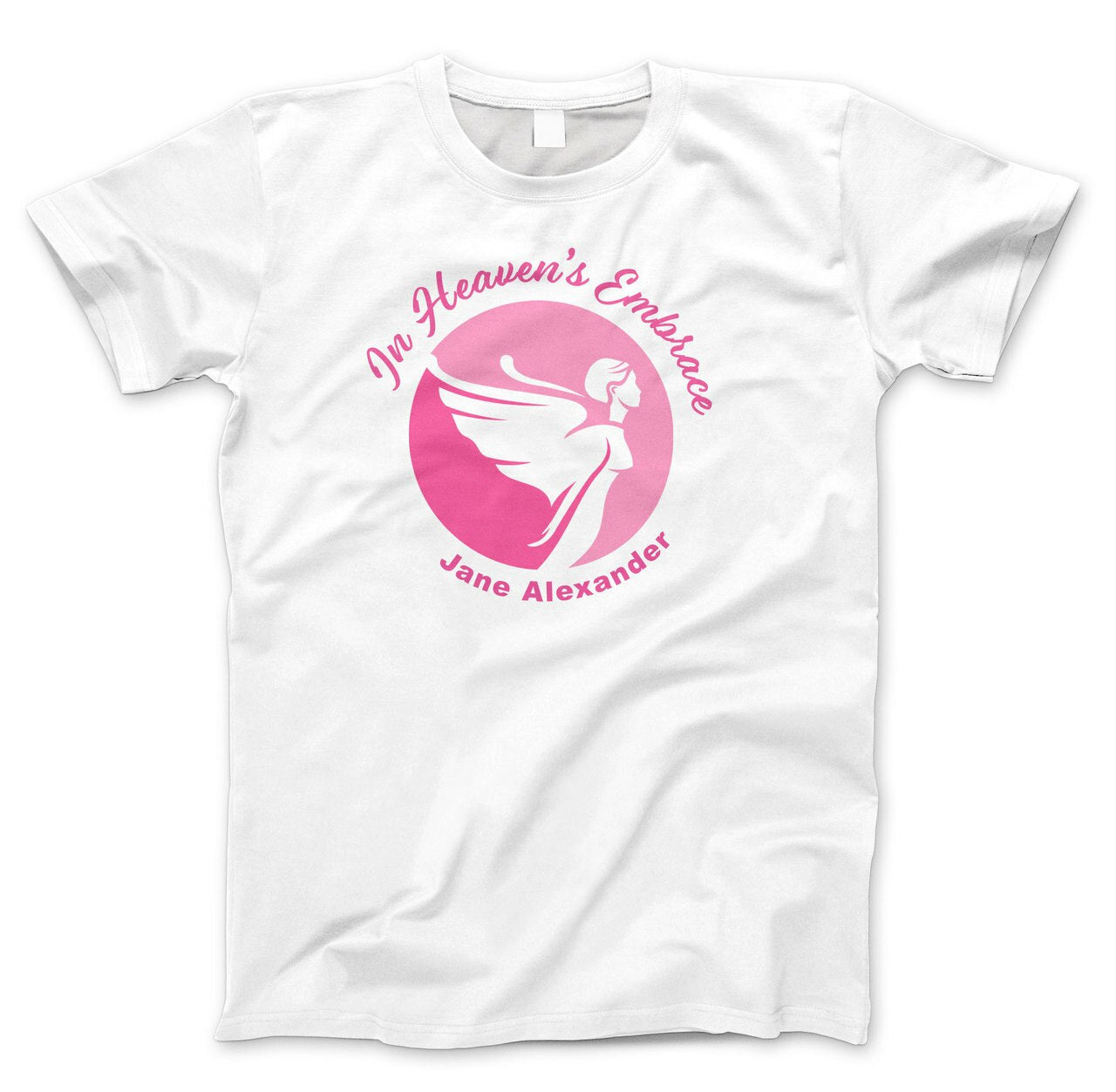 Heaven's Embrace In Loving Memory T-Shirt (Ladies).