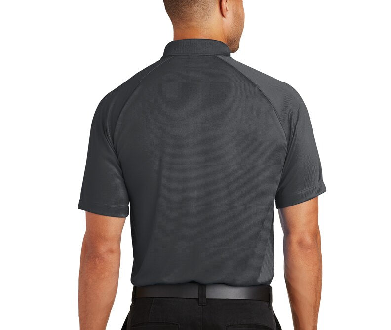 Personalized Funeral Home Logo Performance Polo Shirt.