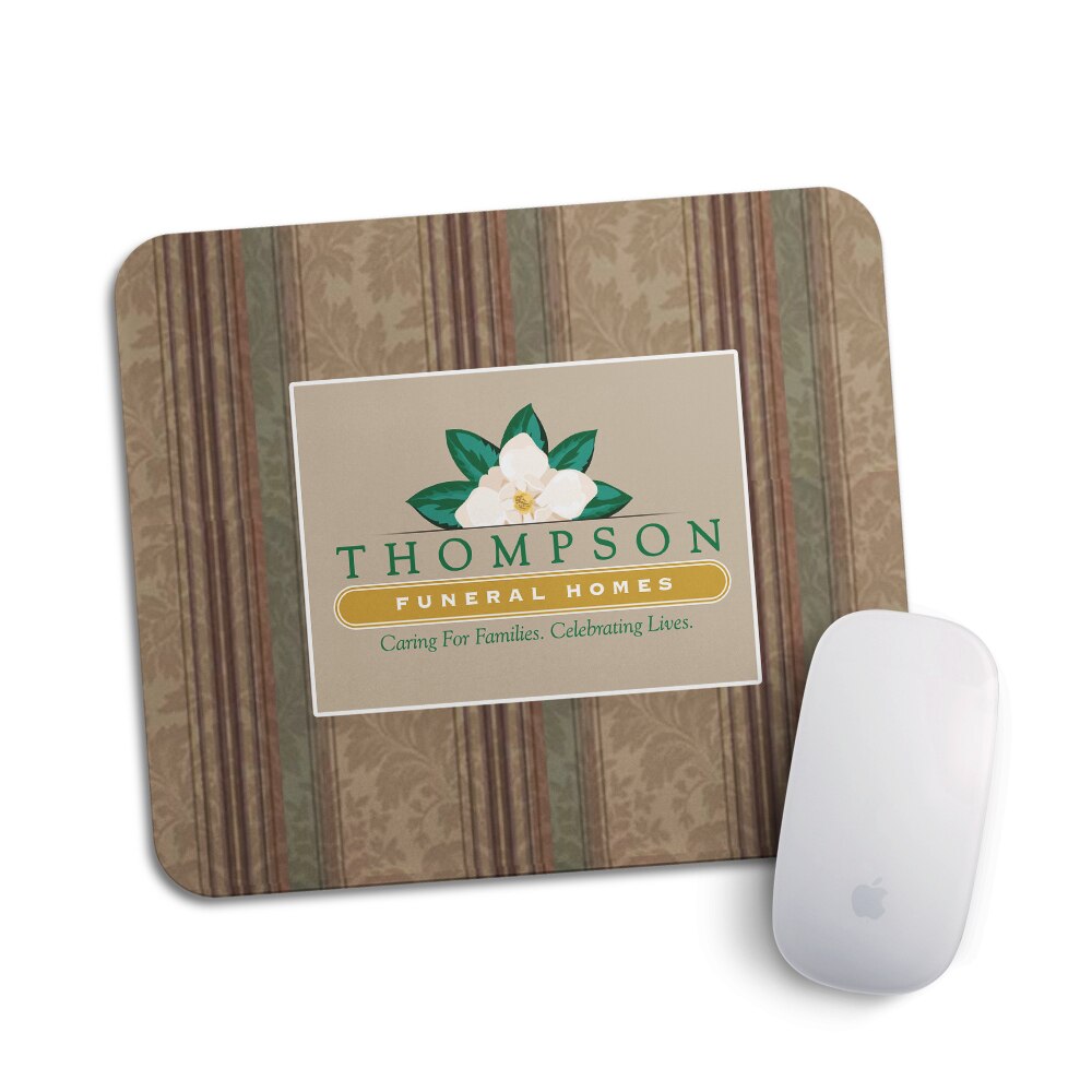 Funeral Home Personalized Mouse Pad Logo - Flourish Design.