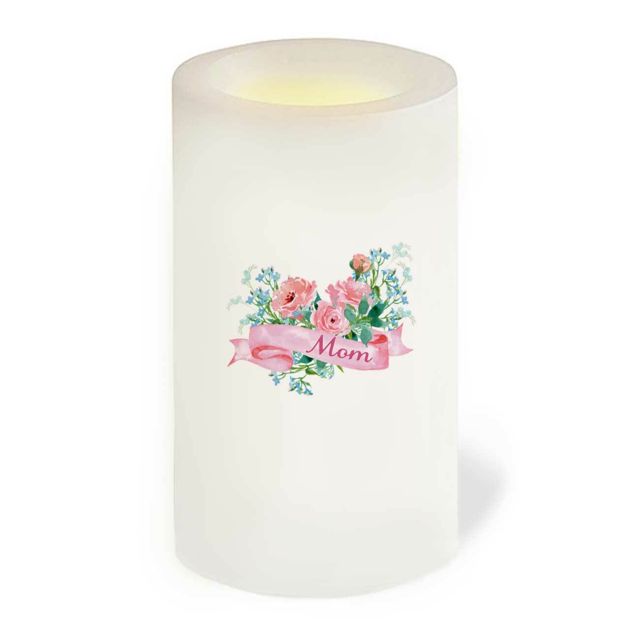 Mothers Personalized Flameless LED Memorial Candle.