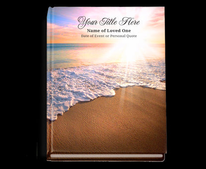 Radiance Perfect Bind Memorial Funeral Guest Book.