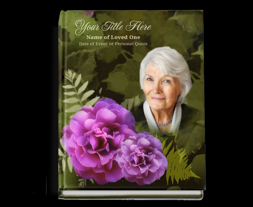 Essence Perfect Bind Memorial Funeral Guest Book.