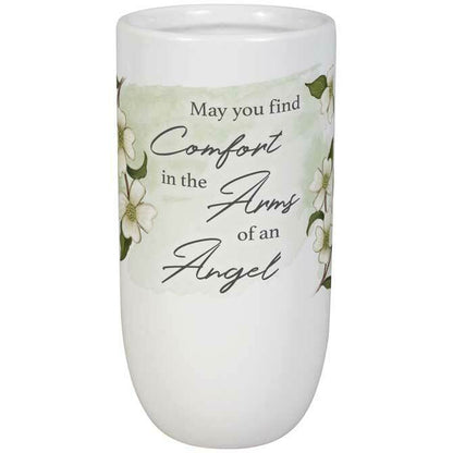 Arms of An Angel Ceramic Memorial Vase.
