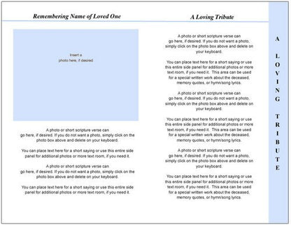 Reflection 8-Sided Graduated Program Template.