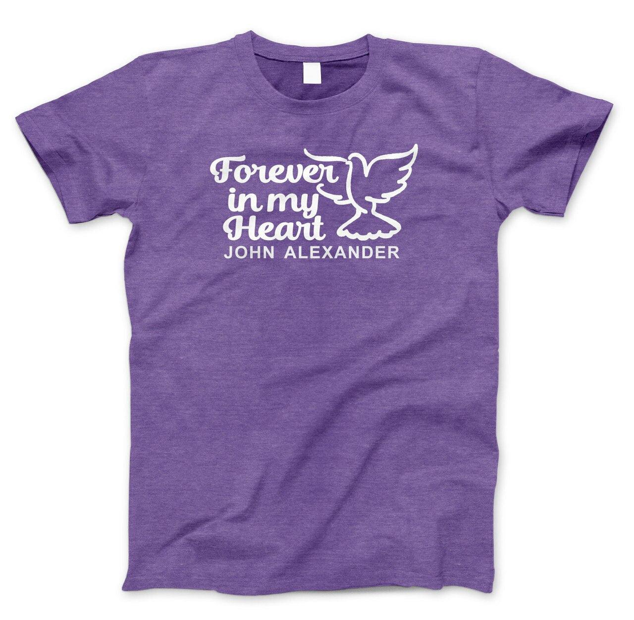 Forever In My Heart Dove In Loving Memory T-Shirt (Ladies).