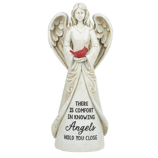 Comfort Cardinal Memorial Angel Figurine.