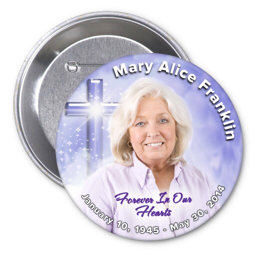 Adoration Memorial Button Pin (Pack of 10).