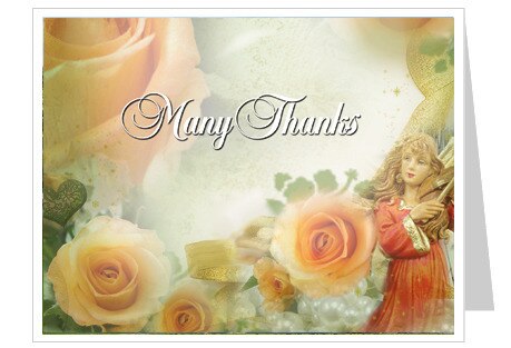 Rejoice Thank You Card Template.