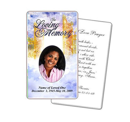 Pathway Prayer Card Template.