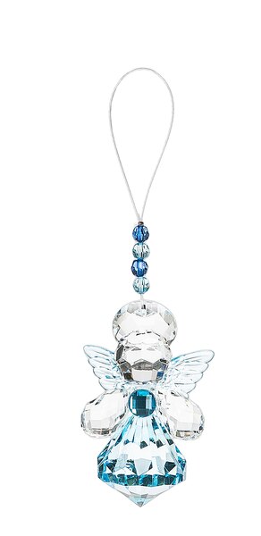 Guardian Angel of Remembrance Sparkling Acrylic Ornament.
