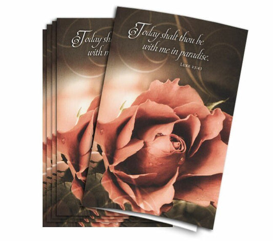 In Paradise Funeral Program Paper (Pack of 25) - The Funeral Program Site