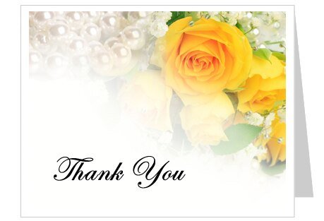 Joyful Thank You Card Template - The Funeral Program Site