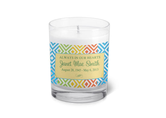 Kaylee Personalized Votive Memorial Candle - The Funeral Program Site