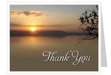 Kenya Thank You Card Template - The Funeral Program Site