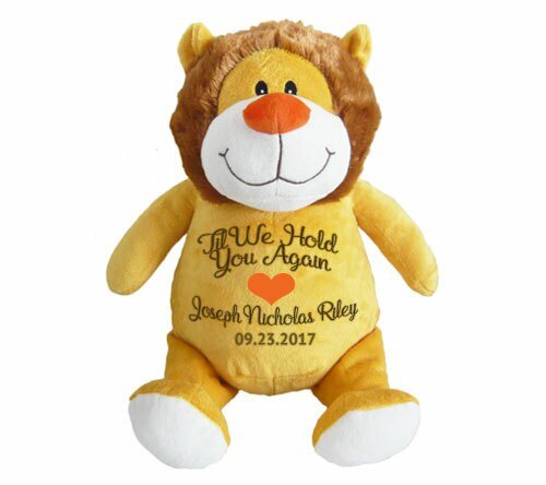 Leo Lion Memorial Stuffed Animal - Urn - The Funeral Program Site