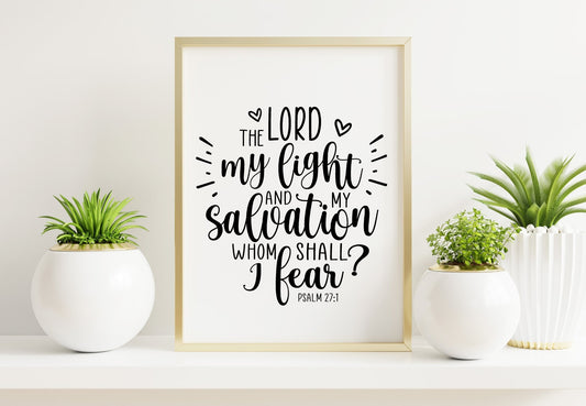 Light Salvation Bible Verse Word Art - The Funeral Program Site