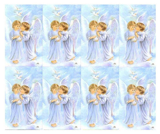 Lil Angel Secrets Spiritual Funeral Prayer Card Paper (Pack of 24) - The Funeral Program Site