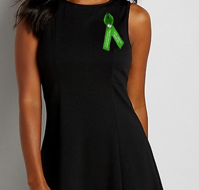 emerald green funeral dress Suzannah London | Green Silk Flippy Wiggle Shirt Dress main image 1