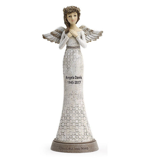 Love Is All You Need In Loving Memory Angel Figurine - The Funeral Program Site