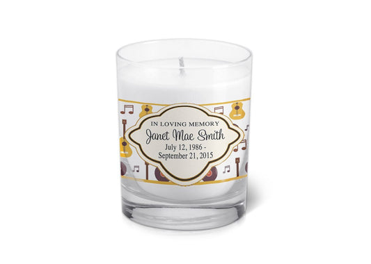 Marcus Personalized Votive Memorial Candle - The Funeral Program Site