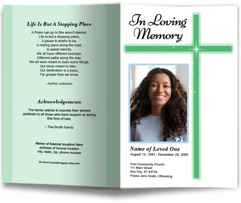 Obituay Programs Obituary Program Template Obituary Program Samples Template 1