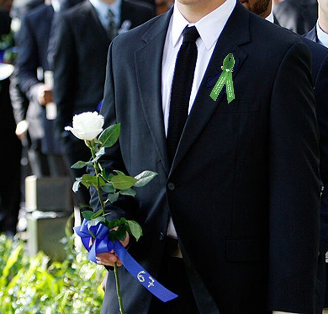 Musician Personalized Cancer Ribbon - Pack of 10 - The Funeral Program Site