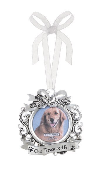 Our Treasured Pet Memorial Christmas Ornament - The Funeral Program Site