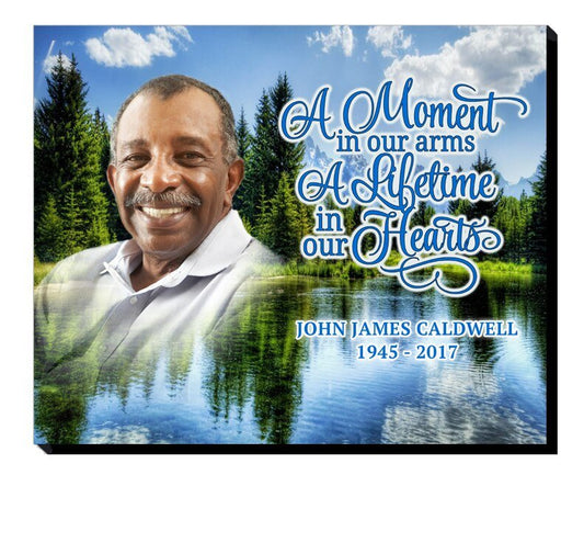 Outdoors 20x16 Memorial Plaque - The Funeral Program Site