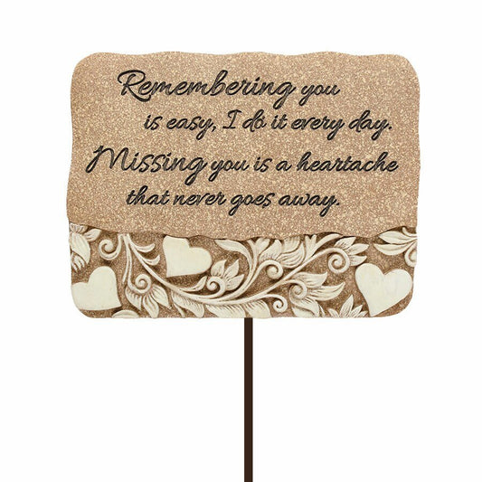 Paw Prints Pet Resin Garden Stake - The Funeral Program Site