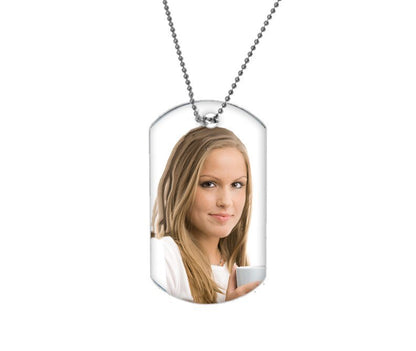 Personalized In Loving Memory Dog Tag Pendant - The Funeral Program Site