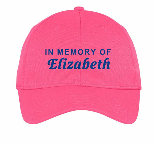 Personalized In Memory Of Baseball Cap - The Funeral Program Site