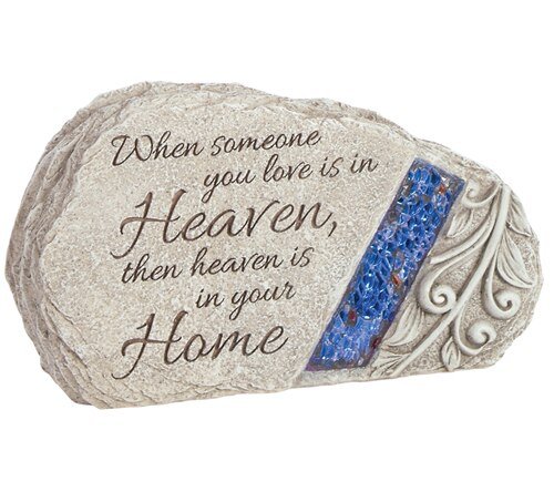 Personalized Someone You Love Glow In The Dark Memorial Stone - The Funeral Program Site