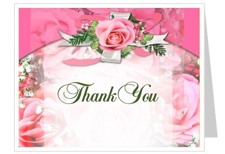 Precious Thank You Card Template - The Funeral Program Site