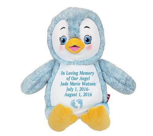 Puddles Penguin Memorial Stuffed Animal - Urn - The Funeral Program Site