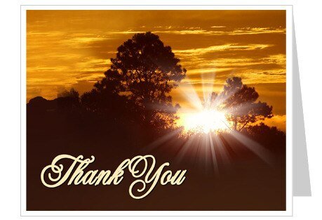Renewal Thank You Card Template - The Funeral Program Site