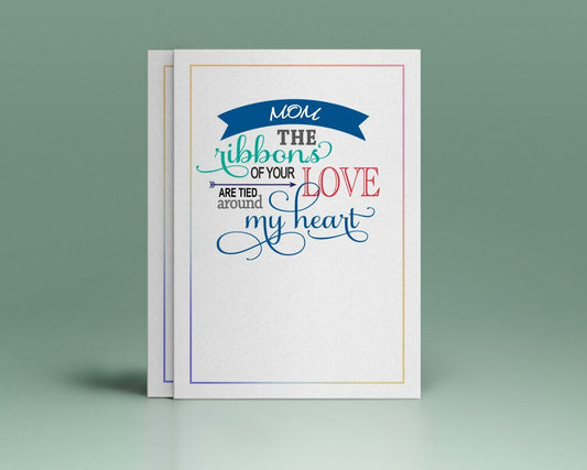 Ribbons of Love Word Art - The Funeral Program Site