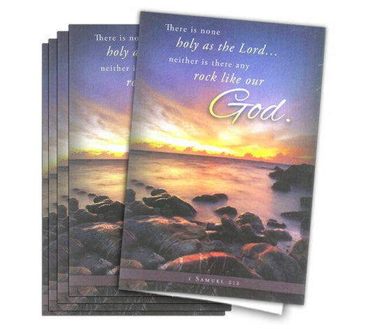 Rock of Ages Funeral Program Paper (Pack of 25) - The Funeral Program Site