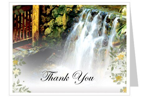 Serene Thank You Card Template - The Funeral Program Site