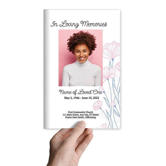 Sheridan Online Funeral Program Template - The Funeral Program Site