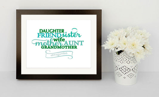 Sister Friend Word Art - The Funeral Program Site