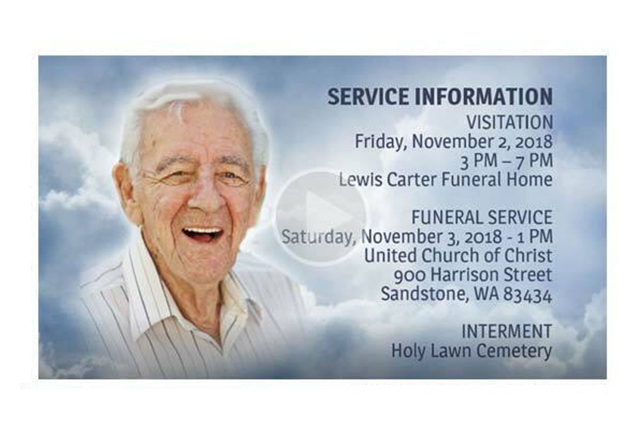 Skies Social Media Funeral Service Announcement Video 1080p.