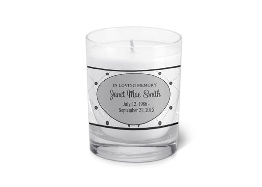 Skyler Personalized Memorial Votive Candle - The Funeral Program Site