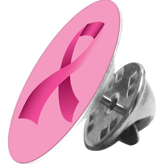 Small Round Photo Lapel Pin with Clasp - The Funeral Program Site