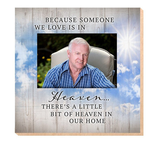 Some You Love Memorial Photo Printed On Wood - The Funeral Program Site