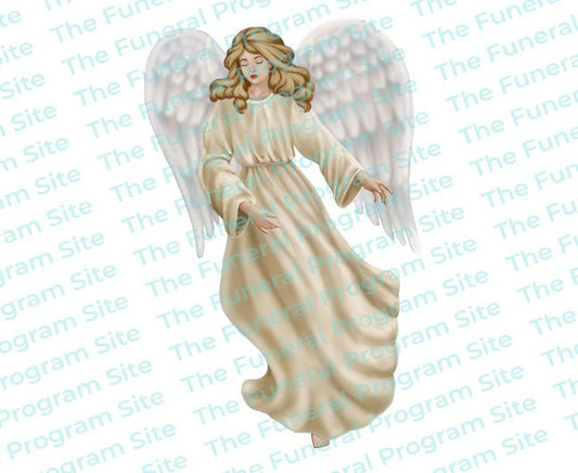 Spirit Angel Funeral Clip Art - The Funeral Program Site